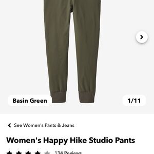 Patagonia Happy Hike Studio Pants